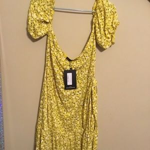Yellow Pretty little thing dress